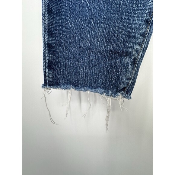 Levis Wedgie Jeans Size 25 High Rise Straight Medium Blue Denim Button Fly - Picture 6 of 16